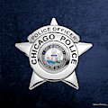 Chicago Police Department Badge - C P D Police Officer Star over Blue Velvet Digital Art by Serge Averbukh Chicago Police Department Badge - C P D Police Officer Star over Blue Velvet Digital Art by Serge Averbukh