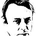 Christopher Hitchens Minimalistic Pop Art by Filip Hellman Christopher Hitchens Minimalistic Pop Art by Filip Hellman
