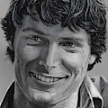 Christopher Reeve Painting by Matthew Mezo Christopher Reeve Painting by Matthew Mezo