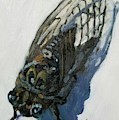 Cicada Painting by Jeff Dickson Cicada Painting by Jeff Dickson