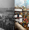 City - Baltimore MD - That's just banana's 1905 - Side by Side Photograph by Mike Savad