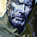 Clint Eastwood Pop Art Portrait by Garth Glazier Clint Eastwood Pop Art Portrait by Garth Glazier