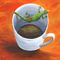 Coffee With A Friend Painting by Darice Machel McGuire Coffee With A Friend Painting by Darice Machel McGuire