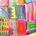 Colorful Patchwork 2- Art by Linda Woods Painting by Linda Woods Colorful Patchwork 2- Art by Linda Woods Painting by Linda Woods