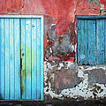 Colorful wall, door and shutters Photograph by Lyl Dil Creations Colorful wall, door and shutters Photograph by Lyl Dil Creations