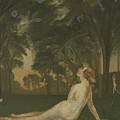 Corridor Of Summer, 1910 by Arthur Bowen Davies Corridor Of Summer, 1910 by Arthur Bowen Davies