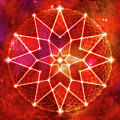 Cosmic Geometric Seed of Life Crystal Red Lotus Star Mandala Digital Art by Laura Ostrowski Cosmic Geometric Seed of Life Crystal Red Lotus Star Mandala Digital Art by Laura Ostrowski