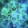 Cosmic Geometric Seed of Life Crystal Turquoise Lotus Star Mandala Digital Art by Laura Ostrowski Cosmic Geometric Seed of Life Crystal Turquoise Lotus Star Mandala Digital Art by Laura Ostrowski
