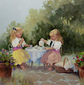 Country Tea Painting by Carolyne Hawley Country Tea Painting by Carolyne Hawley