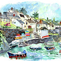 Coverack On Lizard Peninsula 06 Painting by Miki De Goodaboom Coverack On Lizard Peninsula 06 Painting by Miki De Goodaboom