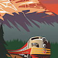CP Travel by Train Digital Art by Sassan Filsoof CP Travel by Train Digital Art by Sassan Filsoof