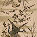 Cranes And Birds At Pond 1880 by Daniel Hagerman Cranes And Birds At Pond 1880 by Daniel Hagerman