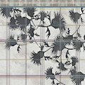 Cream Thistle Plaid Contrast Border Digital Art by Sand And Chi Cream Thistle Plaid Contrast Border Digital Art by Sand And Chi
