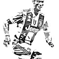 Cristiano Ronaldo Juventus Water Color Pixel Art 4 by Joe Hamilton Cristiano Ronaldo Juventus Water Color Pixel Art 4 by Joe Hamilton