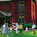 Croquet Game by John Falter Croquet Game by John Falter