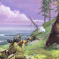 Daniel Boone Blazes The Wilderness Trail by Severino Baraldi Daniel Boone Blazes The Wilderness Trail by Severino Baraldi