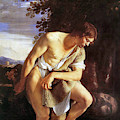 David Contemplating Painting by Orazio Gentileschi David Contemplating Painting by Orazio Gentileschi