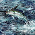 Deep Blue Marlin Painting by Lynne Pittard Deep Blue Marlin Painting by Lynne Pittard