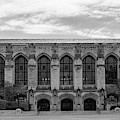 Deering Hall in Summer in Black and White Photograph by Liz Albro