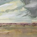 Desert Abstract Painting by Luisa Millicent Desert Abstract Painting by Luisa Millicent