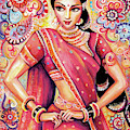 Devika Dance Painting by Eva Campbell Devika Dance Painting by Eva Campbell