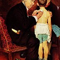 Doc Melhorn And The Pearly Gates by Norman Rockwell Doc Melhorn And The Pearly Gates by Norman Rockwell
