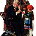 Doctor And The Doll by Norman Rockwell Doctor And The Doll by Norman Rockwell