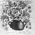 Dreamy Floral Rose Gray by Angela Whitehouse Dreamy Floral Rose Gray by Angela Whitehouse