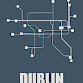 Dublin Subway Map by Naxart Studio Dublin Subway Map by Naxart Studio