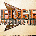 Edge Motor Oil Tin Sign by Jorgo Photography - Wall Art Gallery Edge Motor Oil Tin Sign by Jorgo Photography - Wall Art Gallery