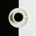 Espresso coffee on a white pot Photograph by Michalakis Ppalis Espresso coffee on a white pot Photograph by Michalakis Ppalis
