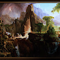Expulsion from the Garden of Eden by Thomas Cole Painting by Rolando Burbon Expulsion from the Garden of Eden by Thomas Cole Painting by Rolando Burbon