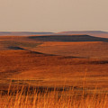 fall Colors  Flint Hills Prairie III Photograph by Jeff Phillippi