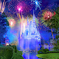 Fantasy in the Sky Fireworks at Walt Disney World Photograph by Mark Andrew Thomas Fantasy in the Sky Fireworks at Walt Disney World Photograph by Mark Andrew Thomas