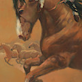 Feathers Painting by Carolyne Hawley Feathers Painting by Carolyne Hawley