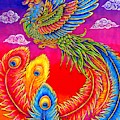 Fenghuang Chinese Phoenix Painting by Rebecca Wang Fenghuang Chinese Phoenix Painting by Rebecca Wang