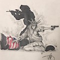 Fighting for Liberty Drawing by Howard King Fighting for Liberty Drawing by Howard King