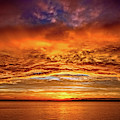 Fire Over Lake Eustis Photograph by Christopher Holmes Fire Over Lake Eustis Photograph by Christopher Holmes