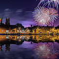 Norfolk firework display over Kings Lynn England Photograph by Simon Bratt Norfolk firework display over Kings Lynn England Photograph by Simon Bratt
