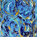 Flow Painting by Medge Jaspan Flow Painting by Medge Jaspan