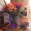 Flowers in a Vase Digital Art by Joe Roache Flowers in a Vase Digital Art by Joe Roache