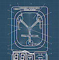 FLUX CAPACITOR blueprint Poster by Dennson Creative