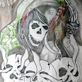 Foe The Love Of The Doe Drawing by Anthony Scott Foe The Love Of The Doe Drawing by Anthony Scott