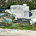 Fontainebleau Miami Beach Aerial Photograph by David Oppenheimer Fontainebleau Miami Beach Aerial Photograph by David Oppenheimer