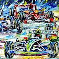 Formula 1 Painting by Mirek Kuzniar Formula 1 Painting by Mirek Kuzniar