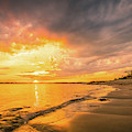 Fort Foster Sunset Watchers Club Photograph by Jeff Sinon Fort Foster Sunset Watchers Club Photograph by Jeff Sinon