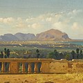 Francesco Lojacono Italian, 1838-1915, Palermo and Mount Pellegrino Painting by Francesco Lojacono Francesco Lojacono Italian, 1838-1915, Palermo and Mount Pellegrino Painting by Francesco Lojacono