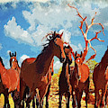 Free Spirits Digital Art by Mark Allen Free Spirits Digital Art by Mark Allen