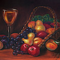 Fruits of the Wine Painting by Lynne Pittard Fruits of the Wine Painting by Lynne Pittard