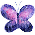 Galaxy Butterfly Pink by Olga Shvartsur Galaxy Butterfly Pink by Olga Shvartsur